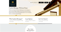 Desktop Screenshot of cambriamortgage.com